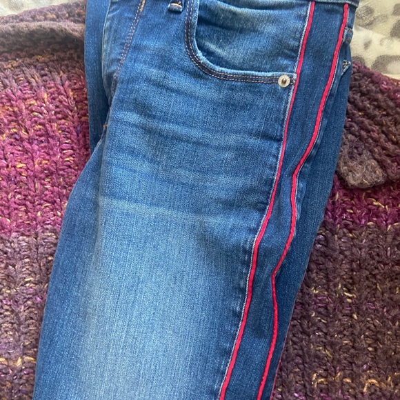 Express jeans side stripe red - Picture 4 of 5